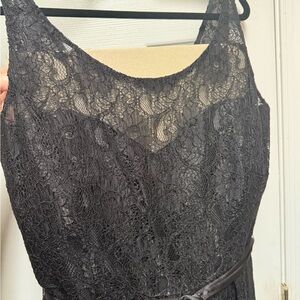 Connected Apparel Black Lace Cocktail Prom Dress